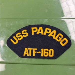 USS Papago ATF-160 embroidered naval Patch